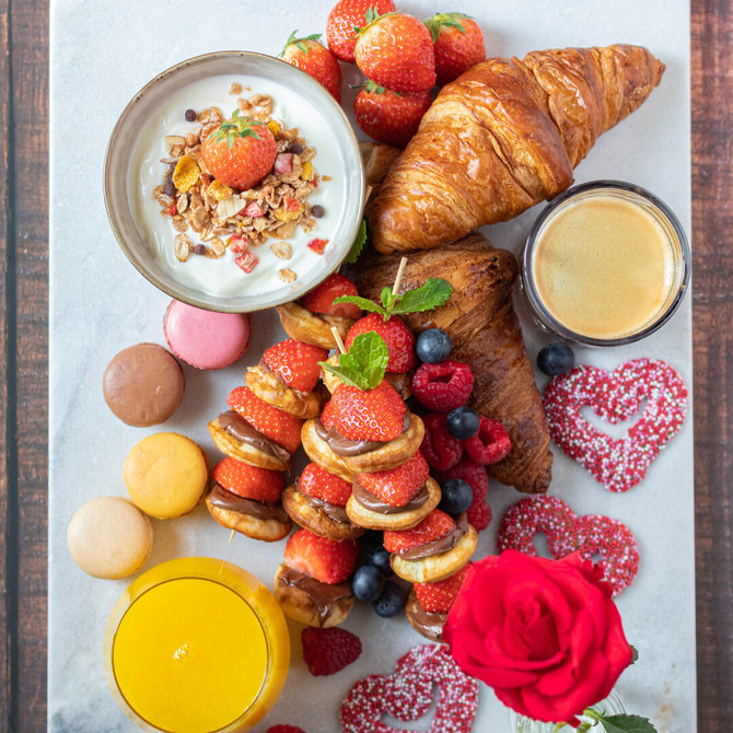 Petit-déjeuner de la Saint-Valentin