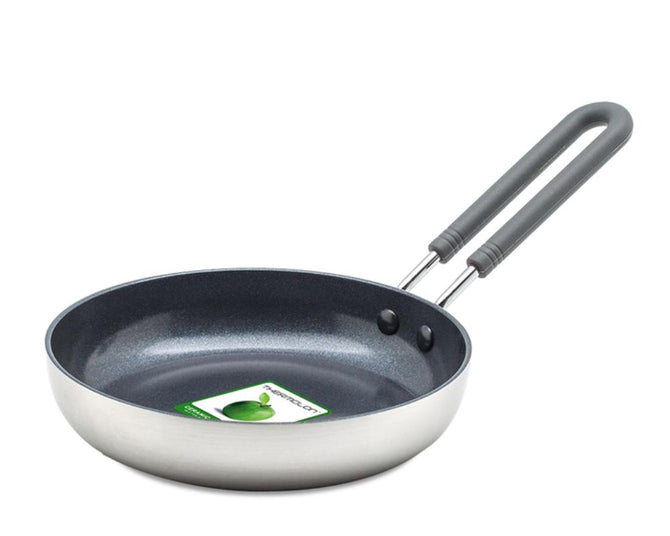 Frying pans with ceramic non-stick coating