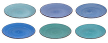 Studio Tavola Dinner Plates Ocean Blue ø 26.5 cm - 6 Pieces