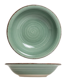 Studio Tavola Deep Plates Summer Green ø 21 cm - 6 Pieces