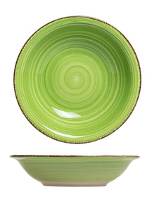 Studio Tavola Deep Plates Summer Green ø 21 cm - 6 Pieces