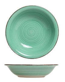 Studio Tavola Deep Plates Summer Green ø 21 cm - 6 Pieces