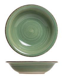 Studio Tavola Deep Plates Summer Green ø 21 cm - 6 Pieces