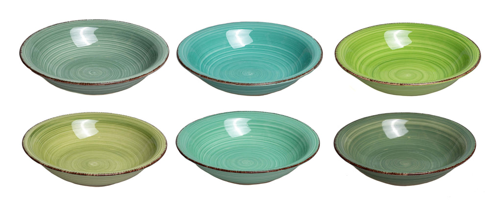 Studio Tavola Dinnerware Set Summer Green 18-piece