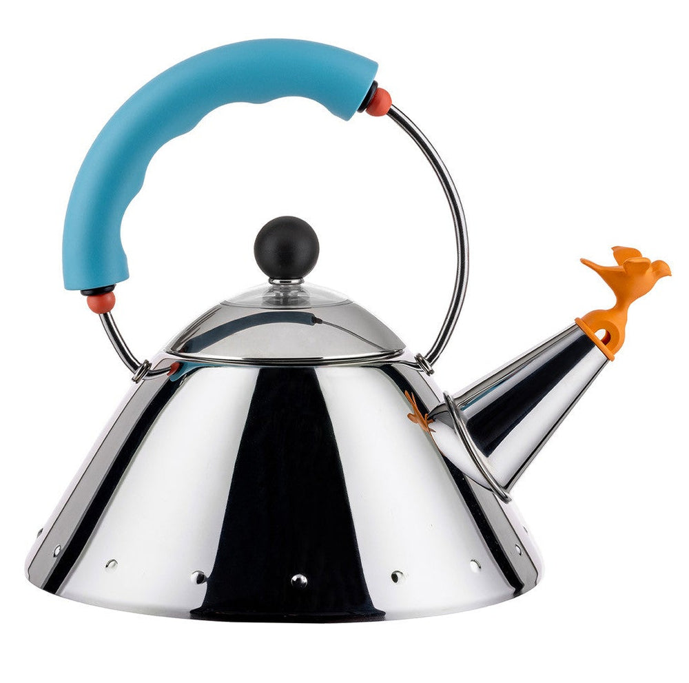 Alessi Fluitketel - 9093/1 LAZ - Licht Blauw - 1 liter - door Micheal Graves