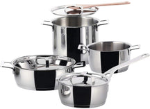 Alessi Pan Set Pots&Pans - AJM100S7 - 4-Piece - by Jasper Morrison