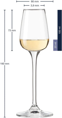 Leonardo Grappa Glasses Tivoli 100 ml - 6 Pieces