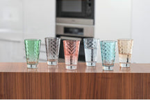 Leonardo Long Drink Glasses Optic Pastel 300 ml - 6 Pieces