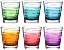 Leonardo Water Glasses Vario Struttura 250 ml - 6 Pieces