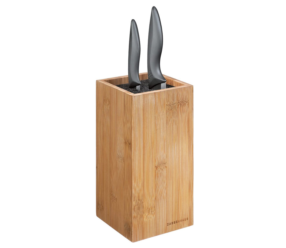 Zassenhaus Knife block - for 5 to 6 knives - Bamboo