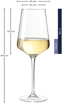 Leonardo White Wine Glasses Puccini 560 ml - 6 Pieces