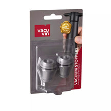 Vacu Vin Wine Stopper Vacuum Wine Stopper - Grey - 2 Pieces