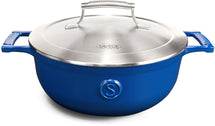 Saveur Selects Hapjespan Voyage - Classic Blue - ø 25 cm / 3.3 liter - geëmailleerde anti-aanbaklaag