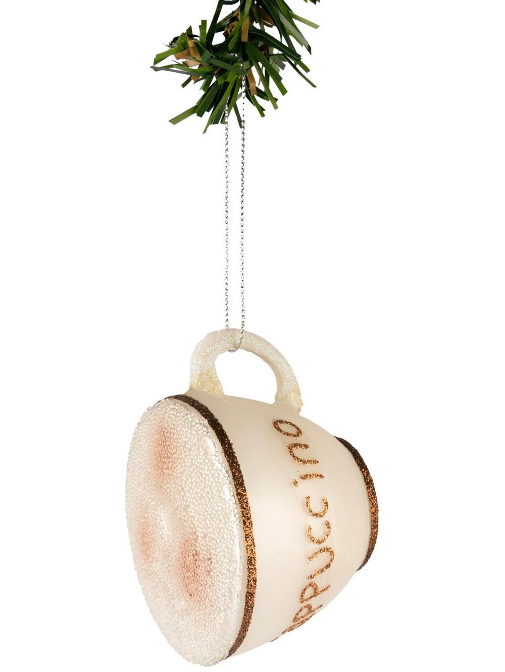 Nordic Light Christmas ball cappuccino 8 cm