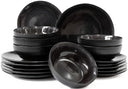 Studio Tavola Dinnerware Set New Black 18-Piece