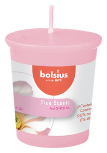 Bolsius Geurkaars / Navulling - voor kaarsenhouder - True Scents Magnolia - 5 cm / ø 4.5 cm