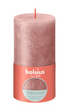 Bolsius Stompkaars Shimmer Pink - 13 cm / ø 7 cm