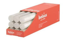 Bolsius Dinner Candle Rustic Sandy Grey 27 cm - 9 Pieces