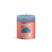 Bolsius Pillar Candle Sunset Sky Blue - 8 cm / 7 cm