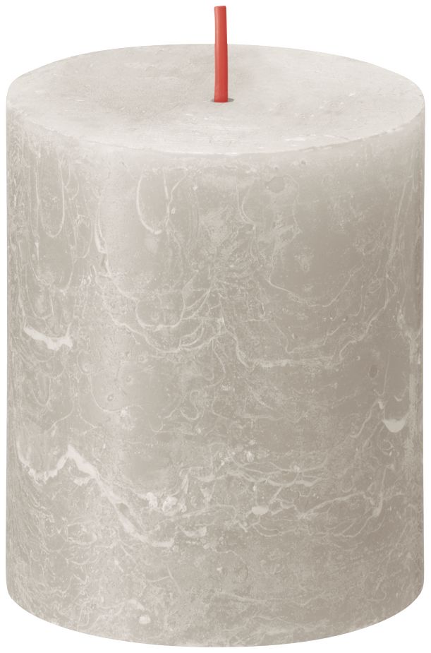 
Bolsius Pillar Candle Rustic Sandy Grey - 8 cm / ø 7 cm