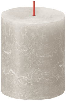 
Bolsius Pillar Candle Rustic Sandy Grey - 8 cm / ø 7 cm