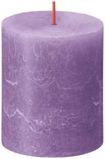 
Bolsius Pillar Candle Rustic Vibrant Violet - 8 cm / ø 7 cm