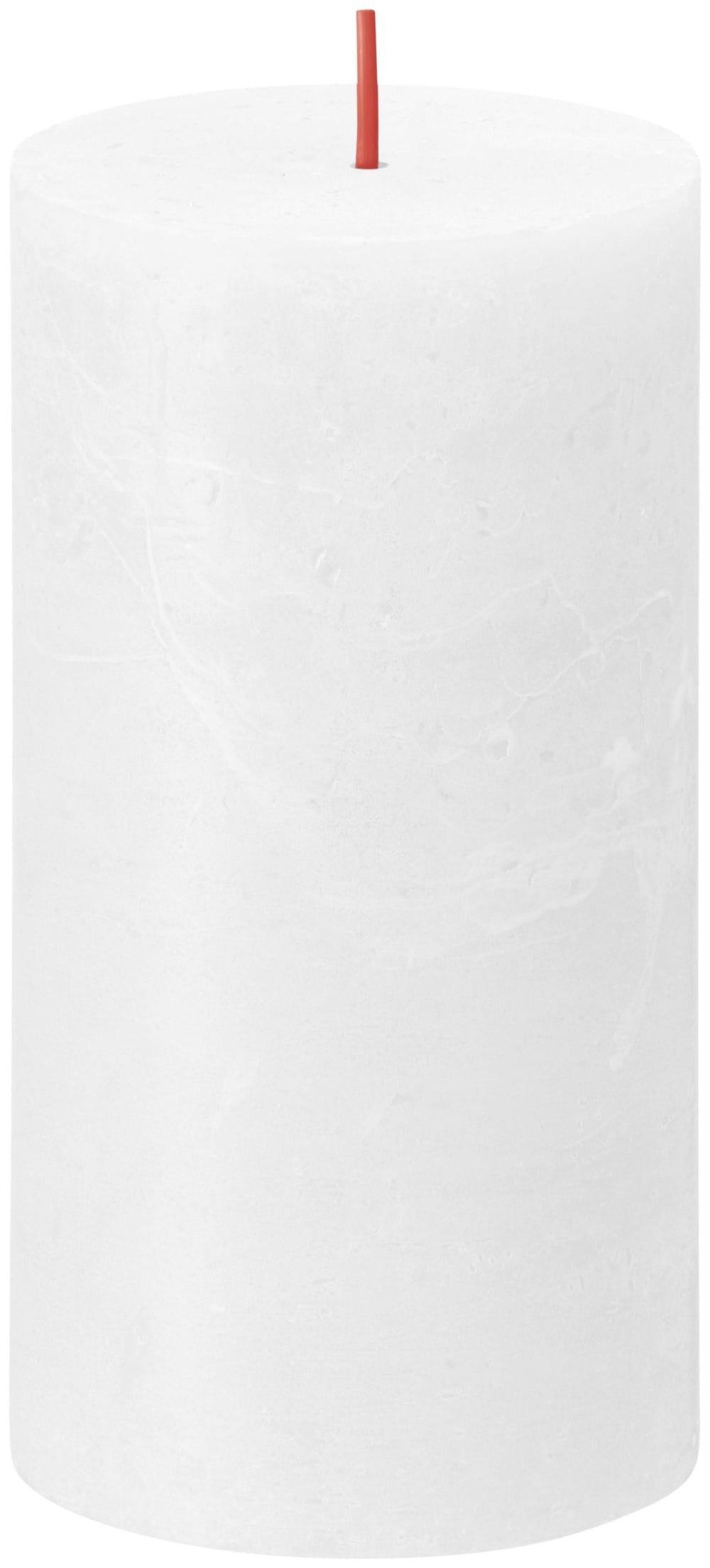 
Bolsius Pillar Candle Rustic Cloudy White - 13 cm / ø 7 cm