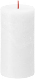 
Bolsius Pillar Candle Rustic Cloudy White - 13 cm / ø 7 cm