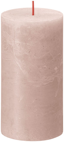 
Bolsius Pillar Candle Rustic Misty Pink - 13 cm / ø 7 cm