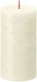 Bolsius Pillar Candle Rustic Soft Pearl - 13 cm / ø 7 cm