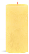 
Bolsius Pillar Candle Rustic Sunny Yellow - 13 cm / ø 7 cm