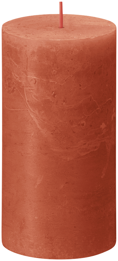 
Bolsius Pillar Candle Rustic Earthly Orange - 13 cm / ø 7 cm