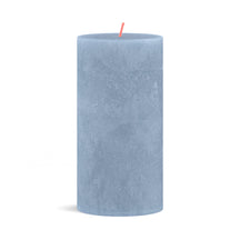 Bolsius Pillar Candle Rustic Sky Blue - 13 cm / ø 7 cm