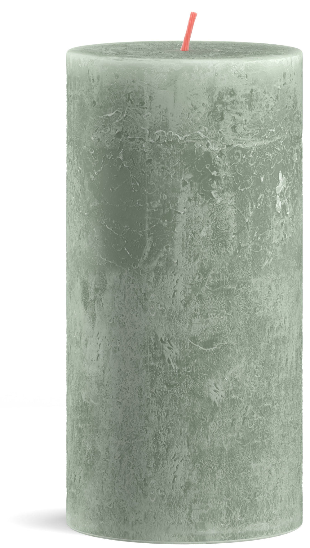 Bolsius Pillar Candle Rustic Jade Green - 13 cm / ø 7 cm