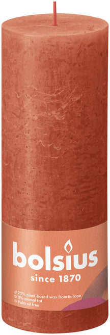 
Bolsius Pillar Candle Rustic Earthly Orange - 19 cm / ø 7 cm