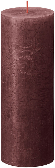 
Bolsius Pillar Candle Rustic Velvet Red - 19 cm / ø 7 cm