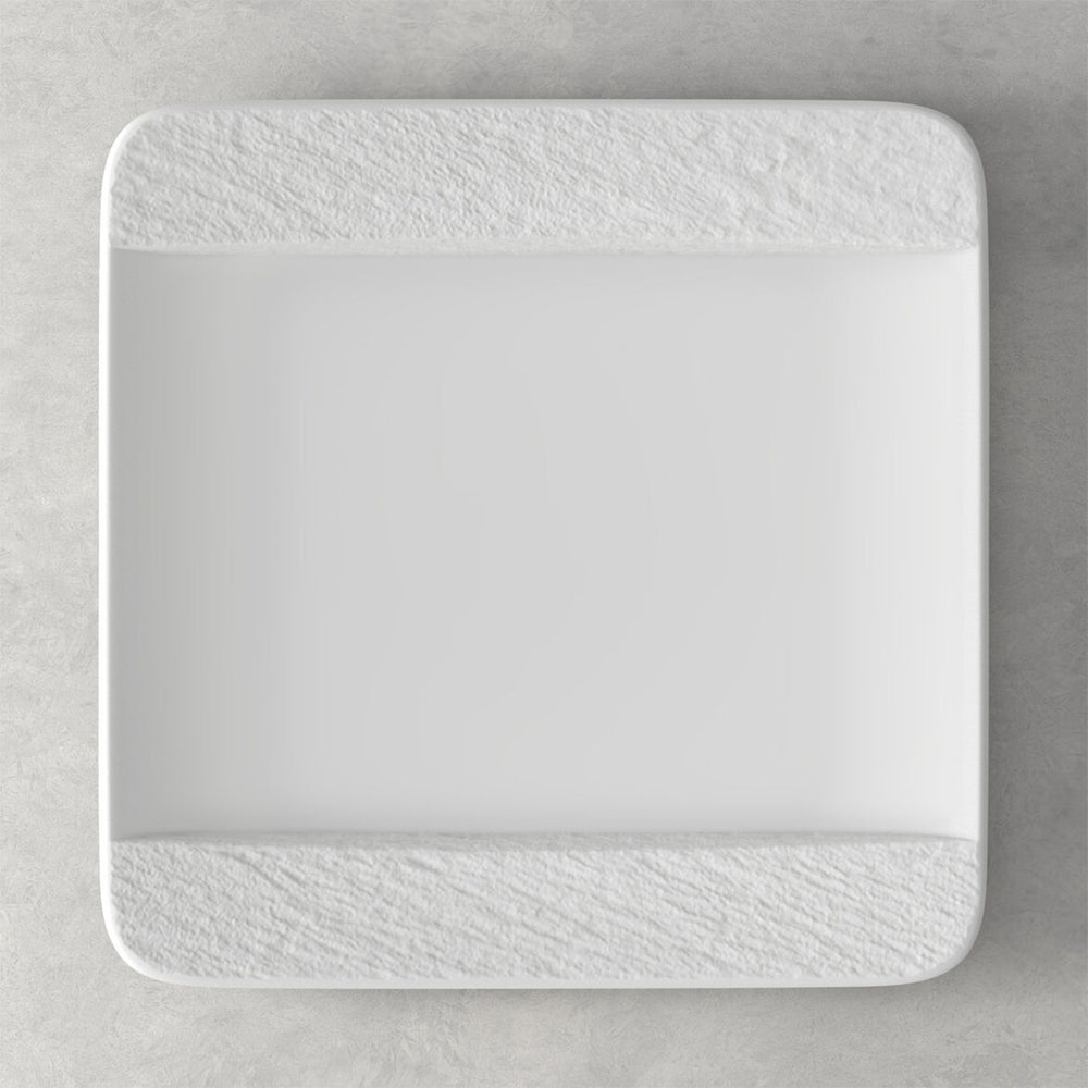 Villeroy & Boch Dinerbord Manufacture Rock - Wit - 28 x 28 cm