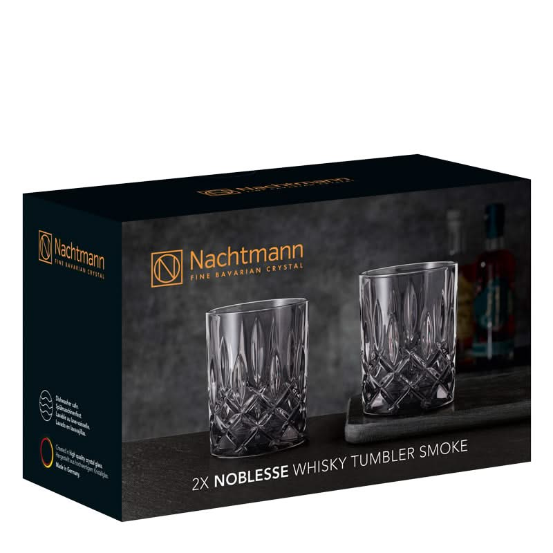 Nachtmann Whiskey Glasses Noblesse Smoke 295 ml - 2 Pieces