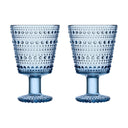 Iittala Glass Kastehelmi Aqua 260 ml - 2 Pieces