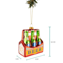 Nordic Light Christmas ball Six Pack Beer 11 cm