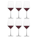 Schott Zwiesel Red Wine Glasses Pure 550 ml - 6 Pieces