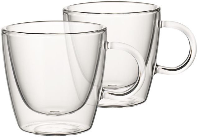 Villeroy & Boch Dubbelwandige Glazen Artesano Hot & Cold Beverages - 220 ml - 2 stuks - met oor