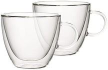 Villeroy & Boch Double-Walled Glasses Artesano Hot & Cold Beverages - 420 ml - 2 Pieces - With Handle