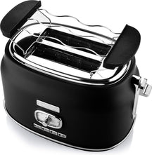 Westinghouse Retro Kettle + Toaster 2 Slots + Hand Blender - Black