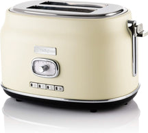 Westinghouse Retro Kettle + Toaster 2 Slots + Hand Blender - White