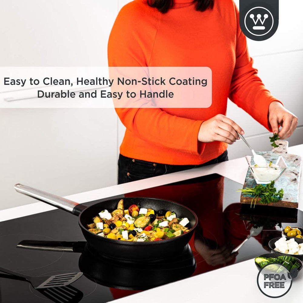 Westinghouse Frying Pan Set Performance ø 24 and 28 cm - Black - Induction and all other heat sources