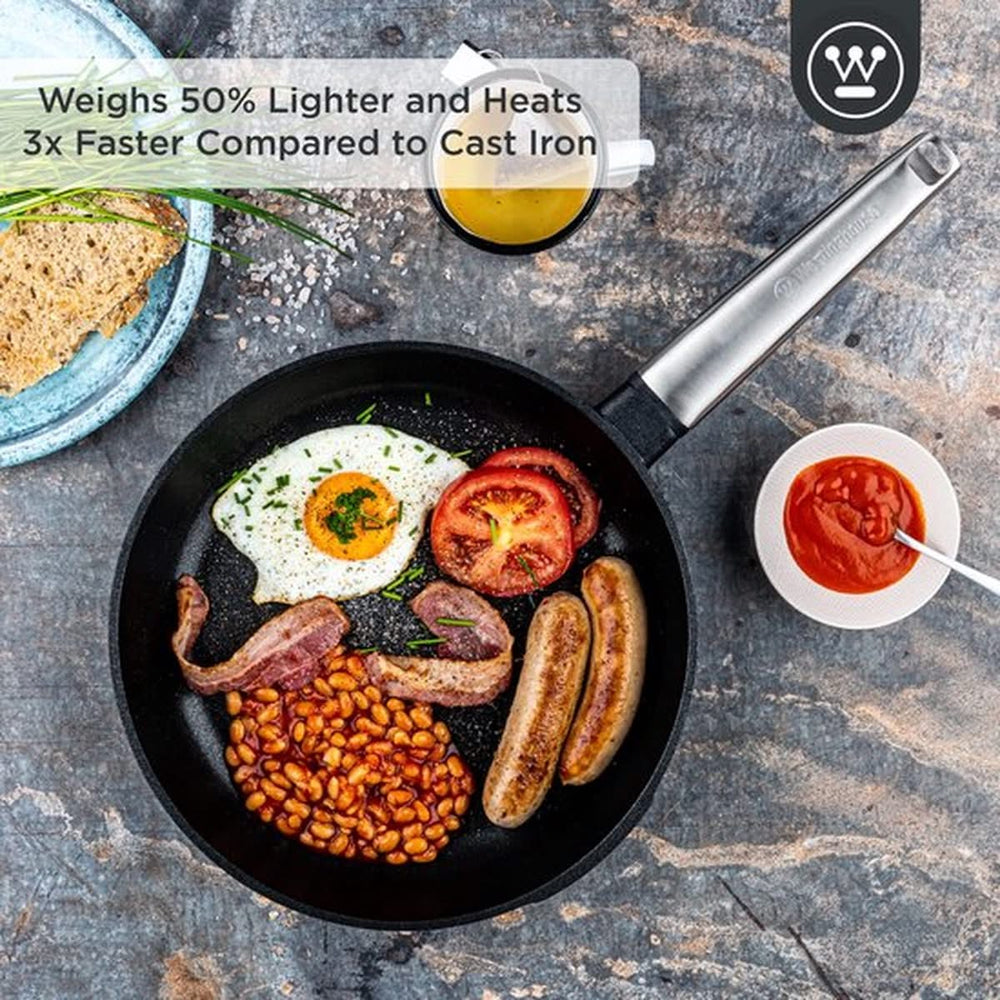 Westinghouse Frying Pan Set Performance ø 24 and 28 cm - Black - Induction and all other heat sources