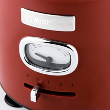 Westinghouse Retro Kettle + Toaster 4 Slots + Blender - Red