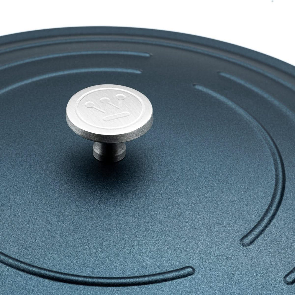 Westinghouse Performance Pan Set (Wok Pan + Grill Pan) ø 28 cm - Blue - Induction and all other heat sources