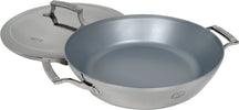 Saveur Selects Pan Set Voyage Series (Snack Pan ø 25 cm + Frying Pan ø 30 cm) - Triply Stainless Steel - Induction and all other heat sources